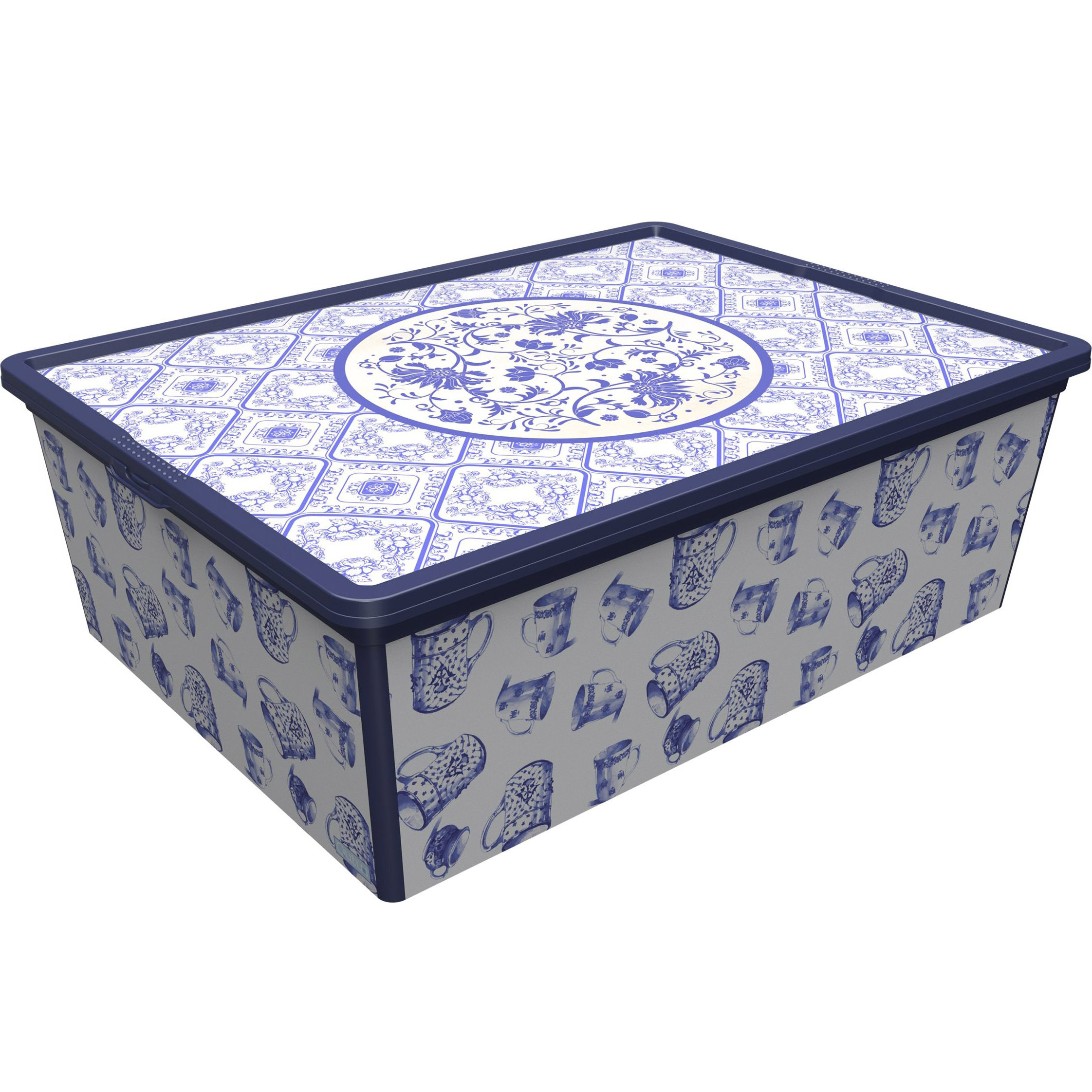 Контейнер для зберігання Qutu Trend Box Porcelain 25 л (TREND BOX с/к PORCELAIN 25л.) - фото 1