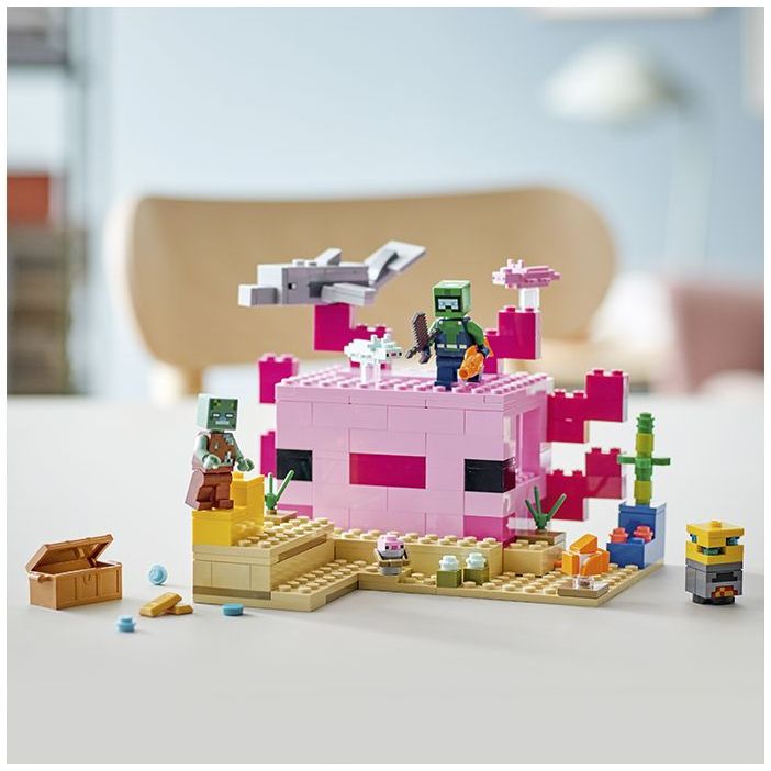 Конструктор LEGO Minecraft Дом Аксолотля, 242 детали (21247) - фото 6