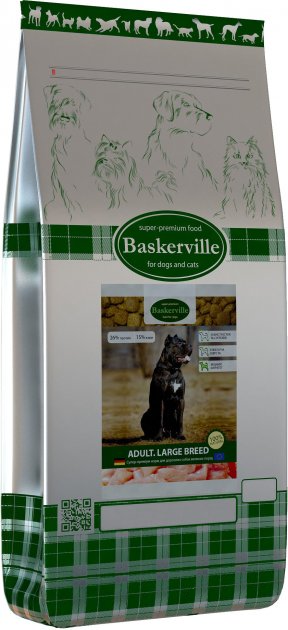 Сухой корм для собак крупных пород Baskerville HF Grose Rassen, 20 кг - фото 1