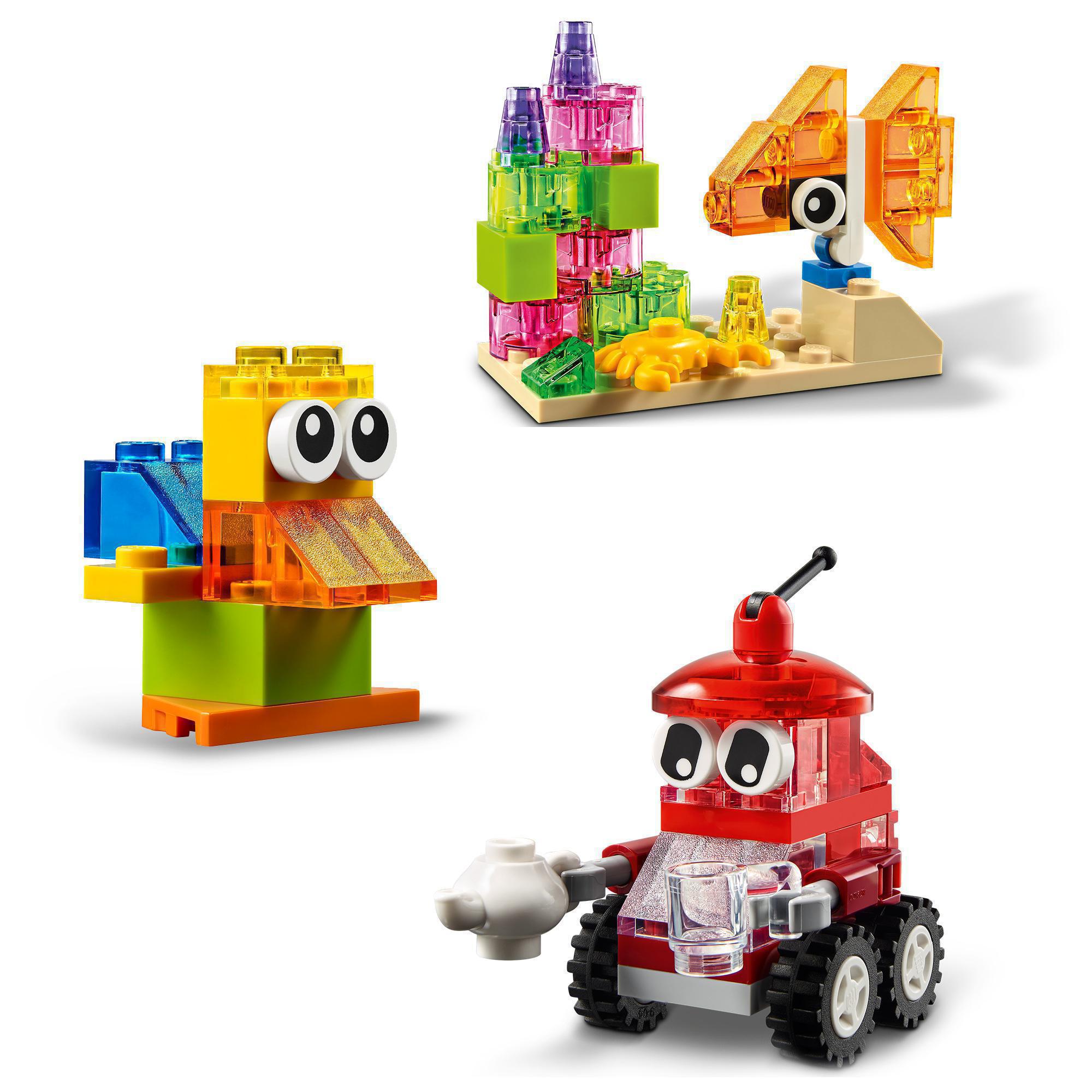 Конструктор LEGO Classic Прозрачные кубики, 500 деталей (11013) - фото 7