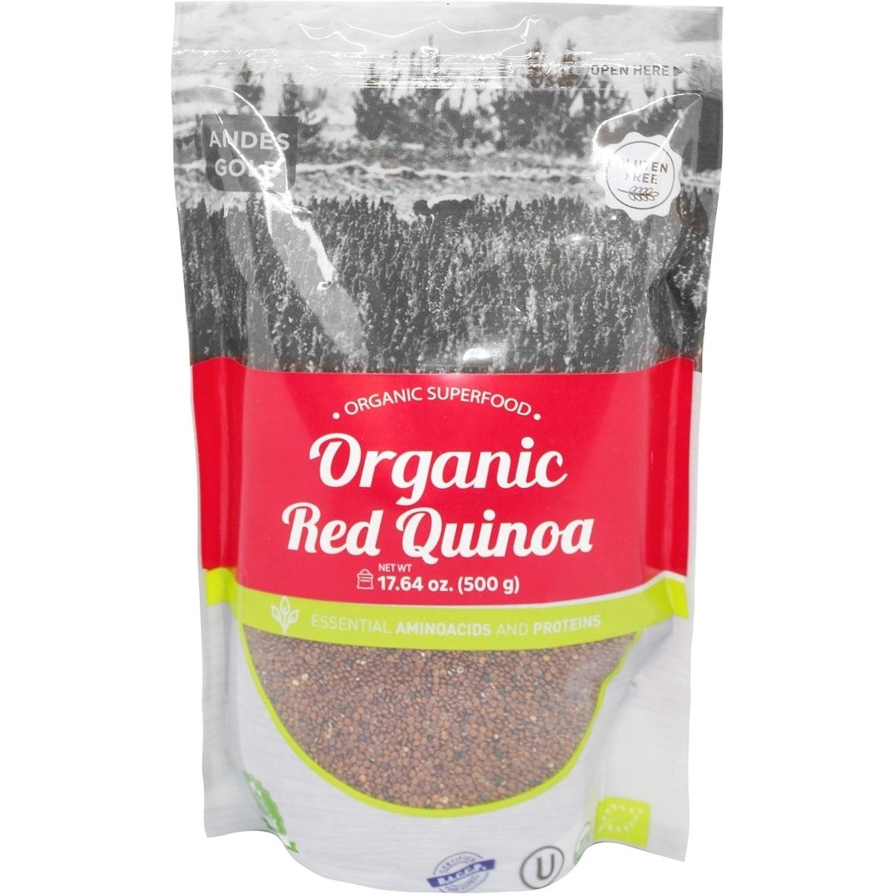 Кіноа Andes Gold Organic Red Quinoa 500 г - фото 1