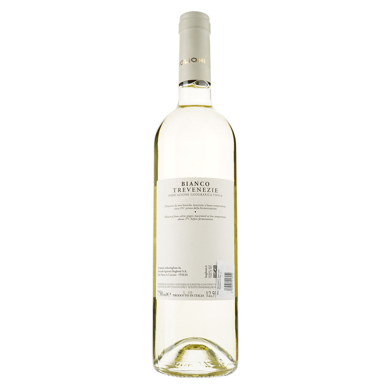Вино Buglioni Disperato, біле, сухе, 12,5%, 0,75 л - фото 2