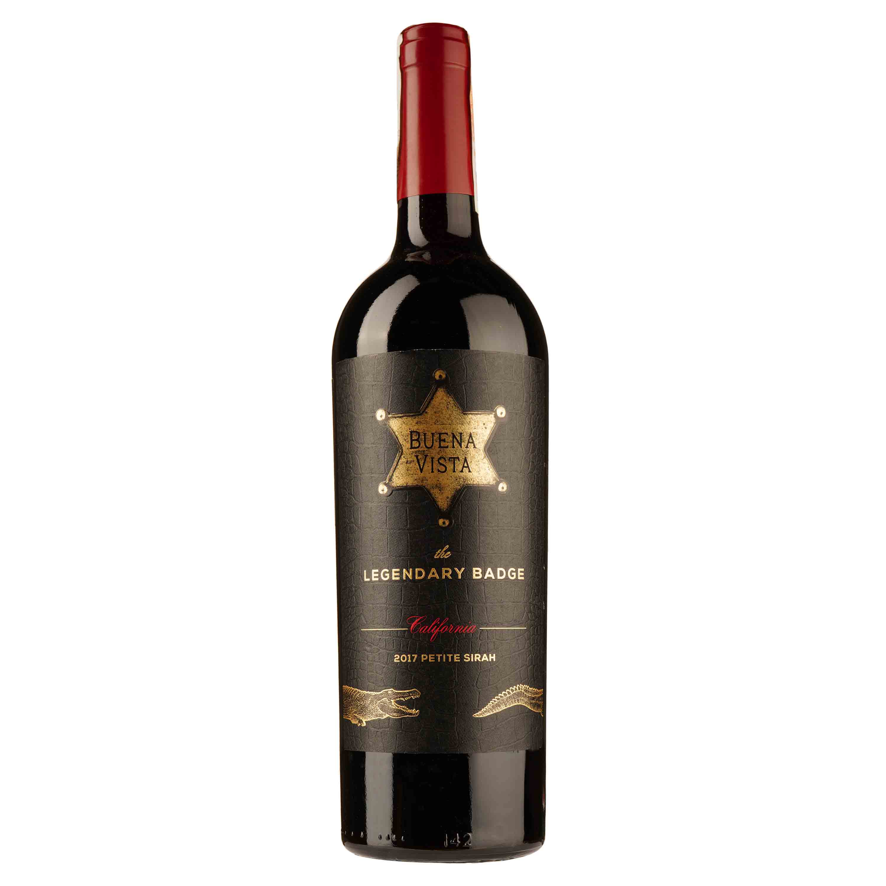 Вино Buena Vista Legendary Badge, червоне, сухе, 13,5%, 0,75 л - фото 1