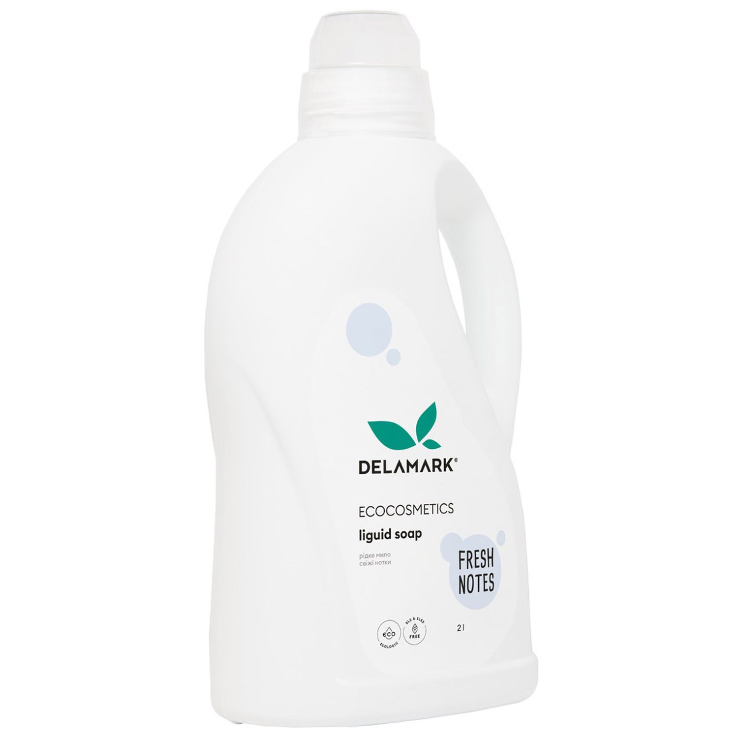 Жидкое мыло DeLaMark Свежие нотки 2 л - фото 1
