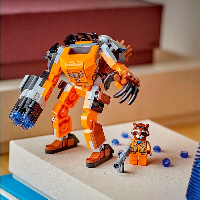 Конструктор LEGO Super Heroes Marvel Робоброня Енота Ракеты 98 деталей (76243) - фото 3