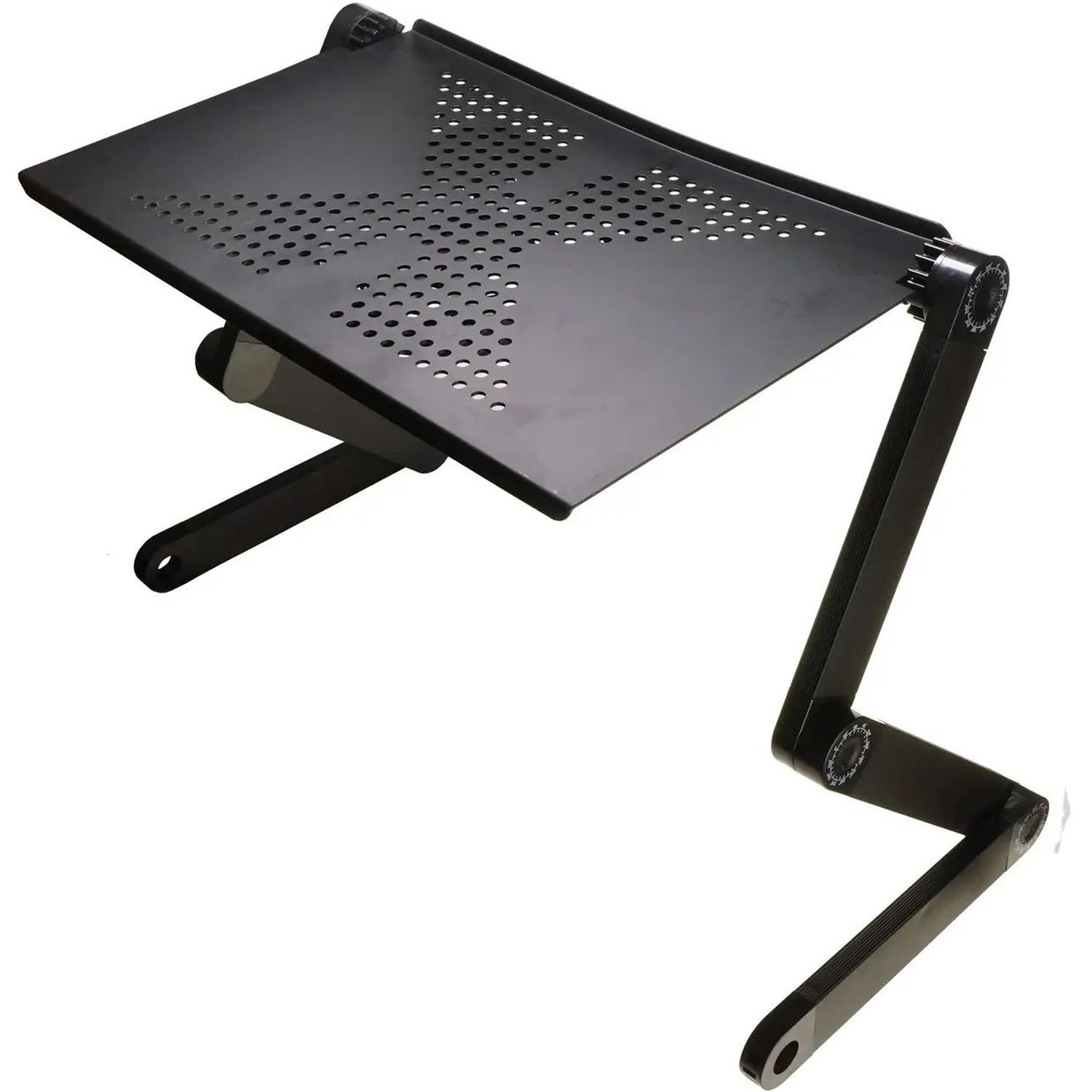Столик для ноутбука Supretto складний з вентилятором чорний (58000001) - фото 1