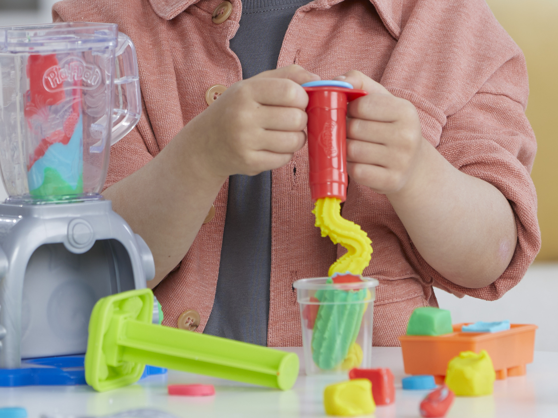 Ігровий набір з пластиліном Hasbro Play-Doh Блендер та смузі (F9142) - фото 7