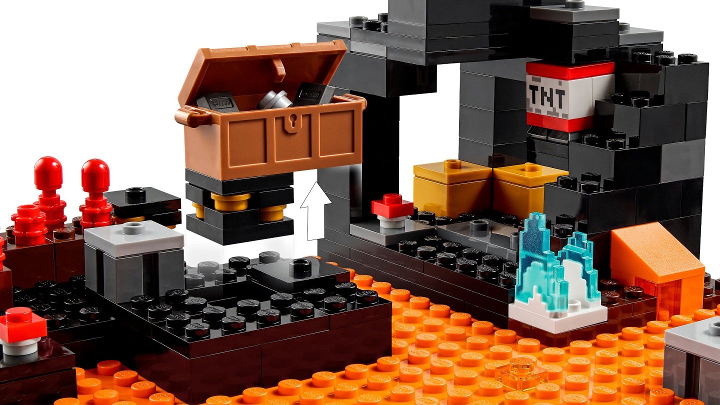 Конструктор LEGO Minecraft Бастион подземного мира, 300 деталей (21185) - фото 6