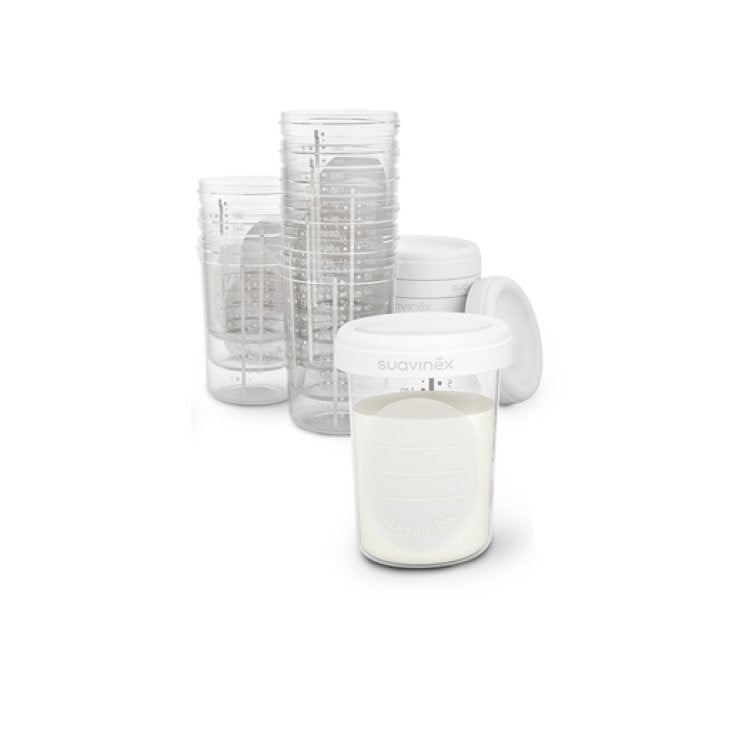 Контейнер для зберігання грудного молока Suavinex, 200 мл, 10 шт. (304594) - фото 1