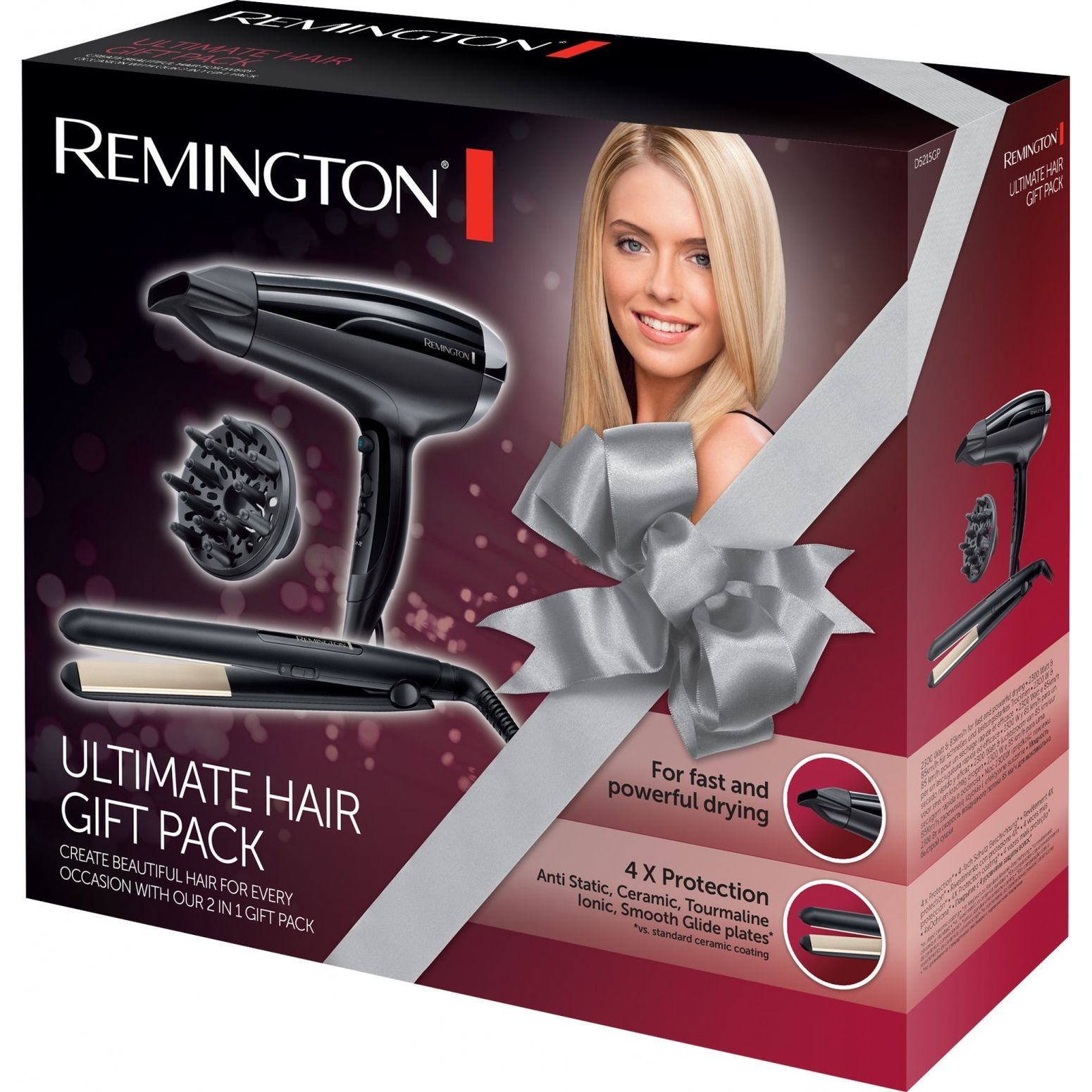 Набір для укладання волосся Remington Ultimate Hair D5215GP чорний - фото 4
