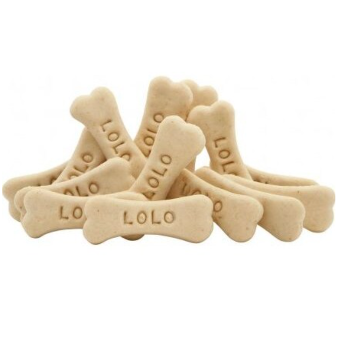 Бисквитное печенье для собак Lolopets ванильные косточки M, 3 кг (LO-80961) - фото 1