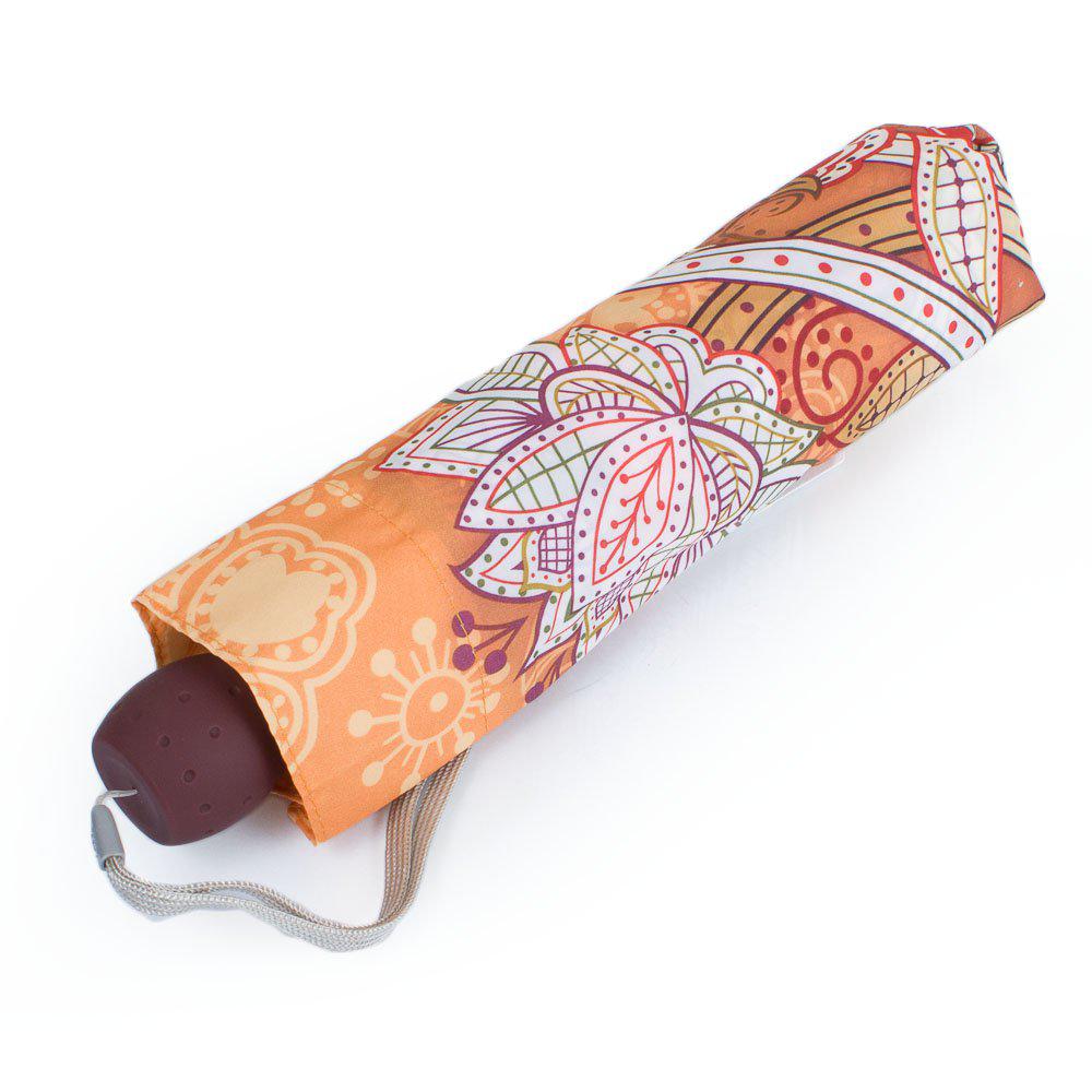 Женский складной зонтик полуавтомат Zest 101 см оранжевый - фото 4