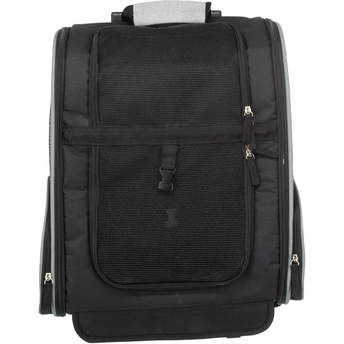 Сумка-рюкзак для собак Trixie Trolley, полиэстер, до 8 кг, 32х45х25 см, черная с серым - фото 6