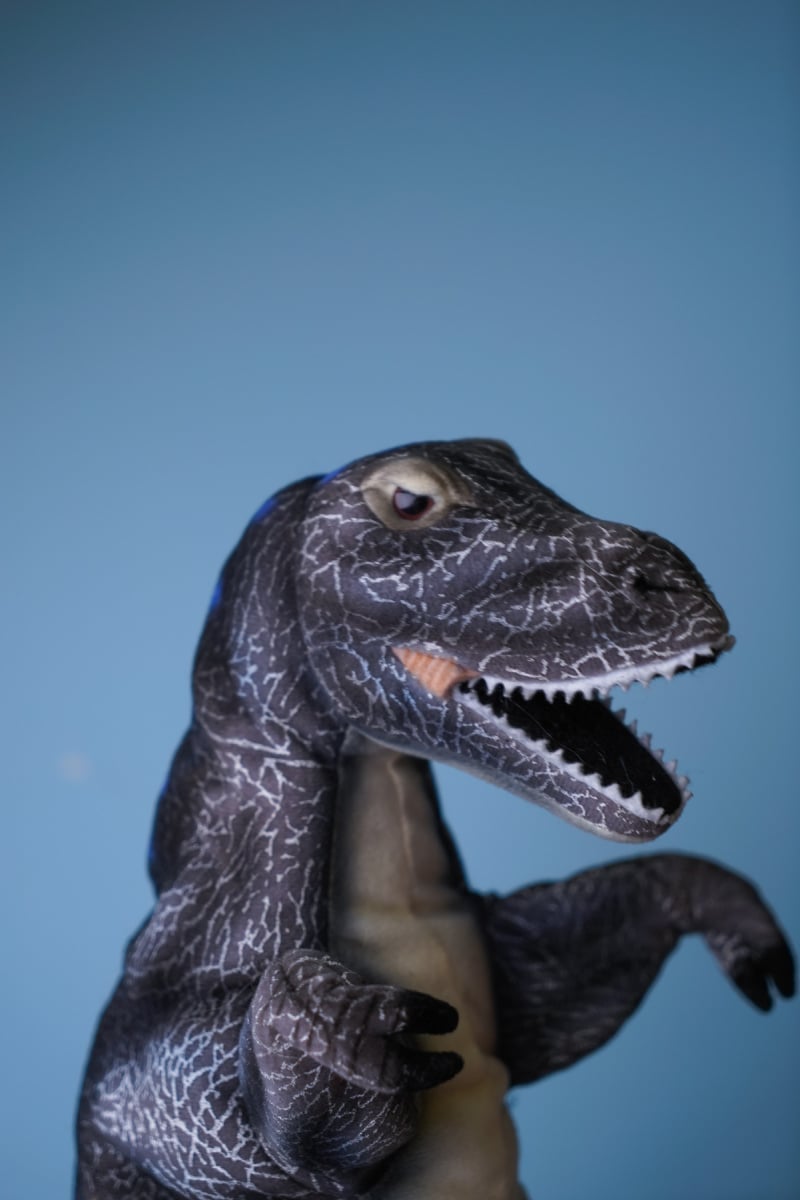 М'яка іграшка на руку Hansa Puppet Альбертозавр, 32 см (7757) - фото 5