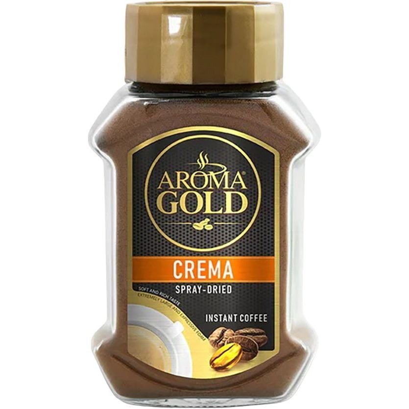 Кава розчинна Aroma Gold Crema, 80 г (895286) - фото 1