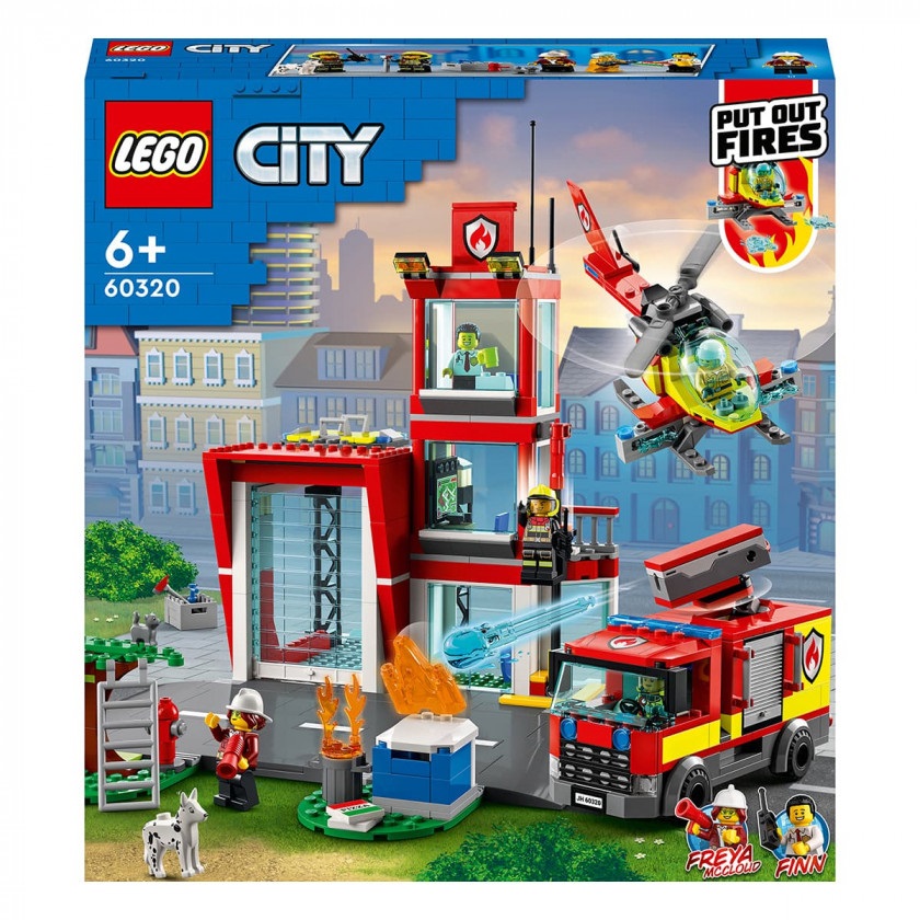 Конструктор LEGO City Пожежна частина, 540 деталей (60320) - фото 1