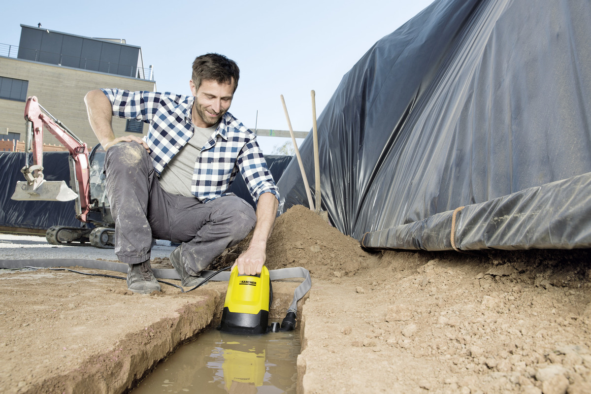 Дренажный насос для грязной воды Karcher SP 7 Dirt желтый с черным (1.645-504.0) - фото 8