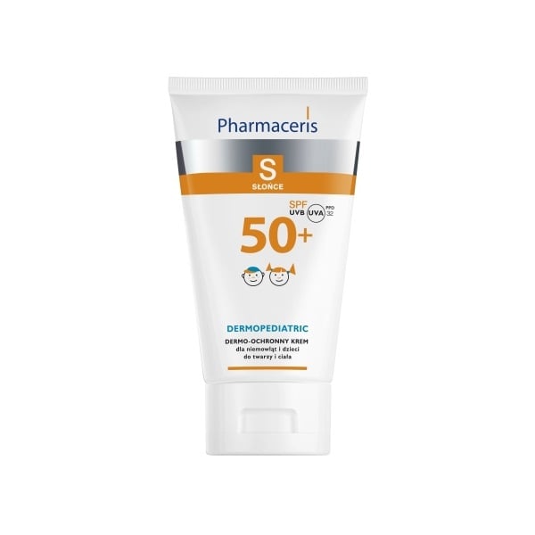 Крем для защиты от солнца Pharmaceris S Sun Body Protect для кожи лица и тела новорожденный и детей, SPF50, 125 мл (E1496) - фото 1