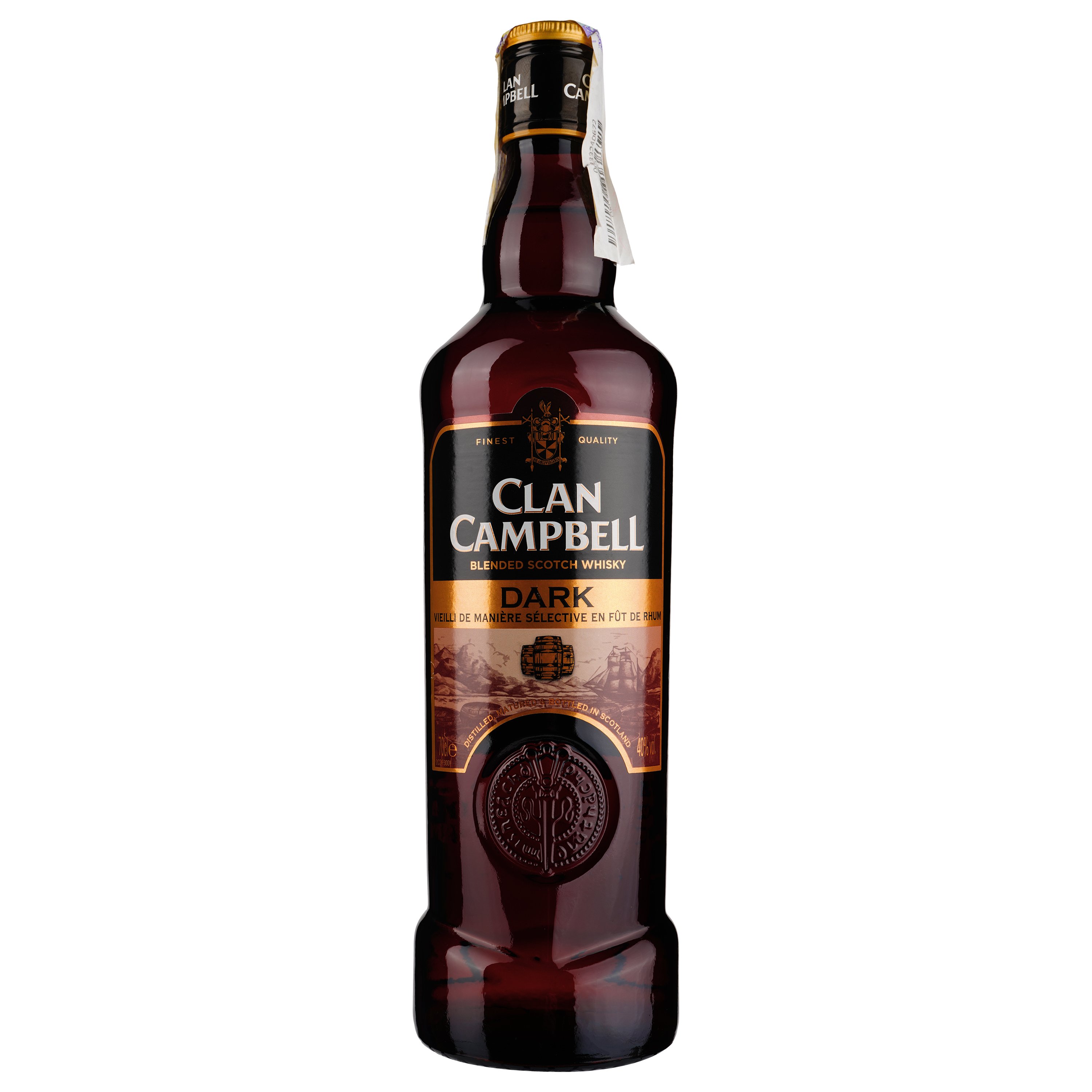 Виски Clan Campbell Dark Blended Scotch Whisky 40% 0.7 л - фото 1