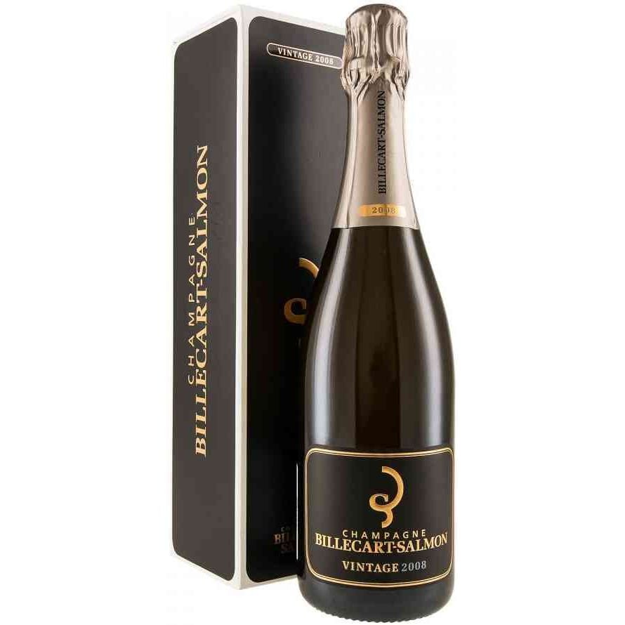 Шампанське Billecart-Salmon Champagne Vintage 2008 AOC, біле, брют, в подарунковій упаковці, 0,75 л - фото 1