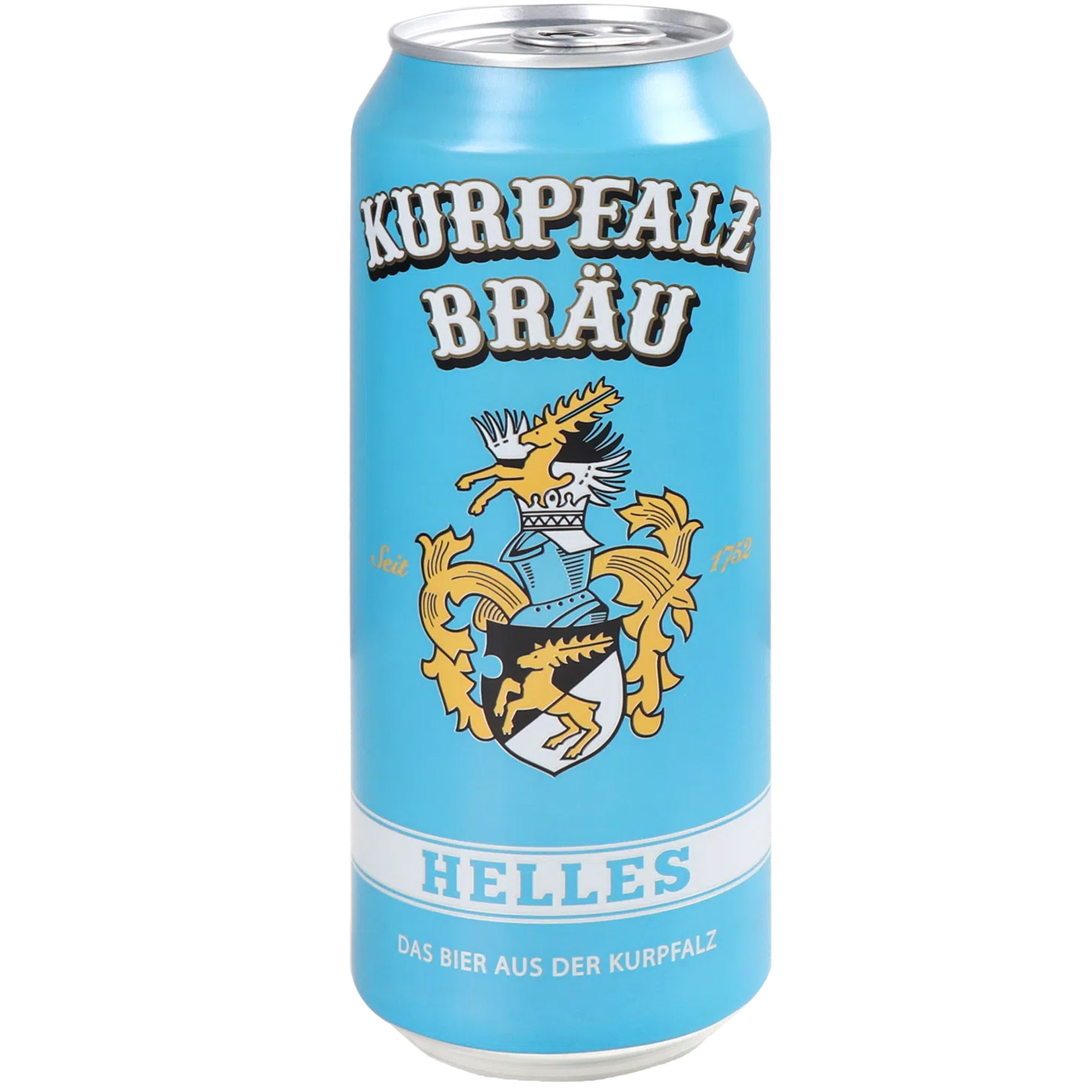 Пиво Kurpfalz Brau Helles світле 5.2% 0.5 л з/б - фото 1