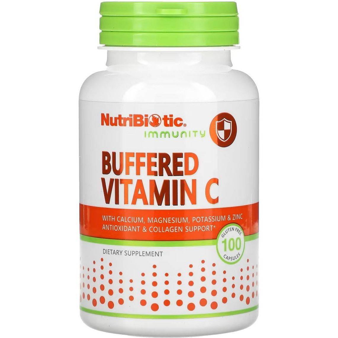 Вітамін C буферизований NutriBiotic Buffered Vitamin C 500 мг 100 капсул - фото 1