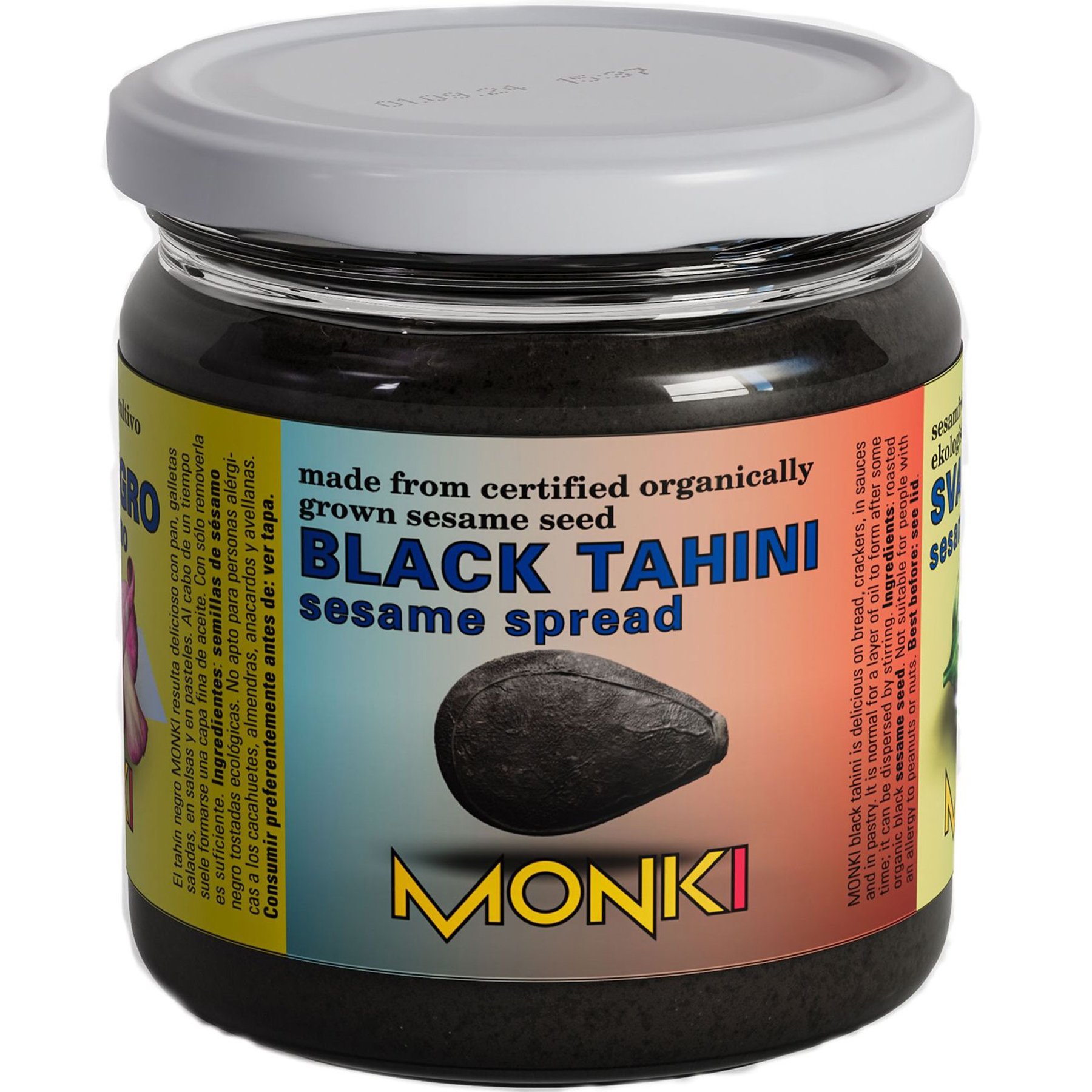 Taхіна Monki з чорного кунжуту органічна 330 г - фото 1