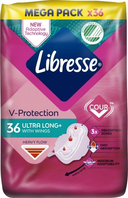 Гигиенические прокладки Libresse Ultra Normal Soft 3 мм 20 шт, Libresse