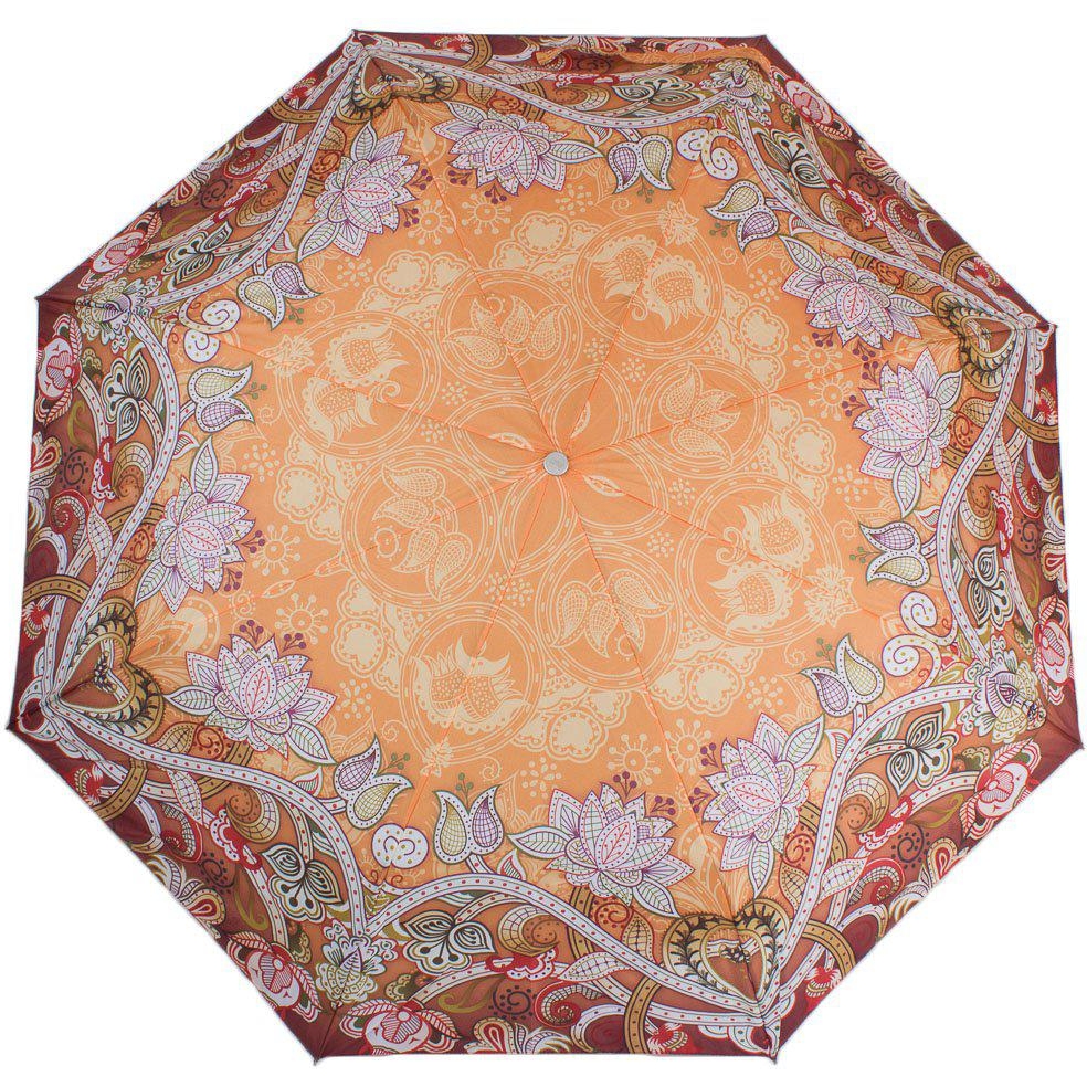 Жіноча складана парасолька напівавтомат Zest 101 см помаранчева - фото 1