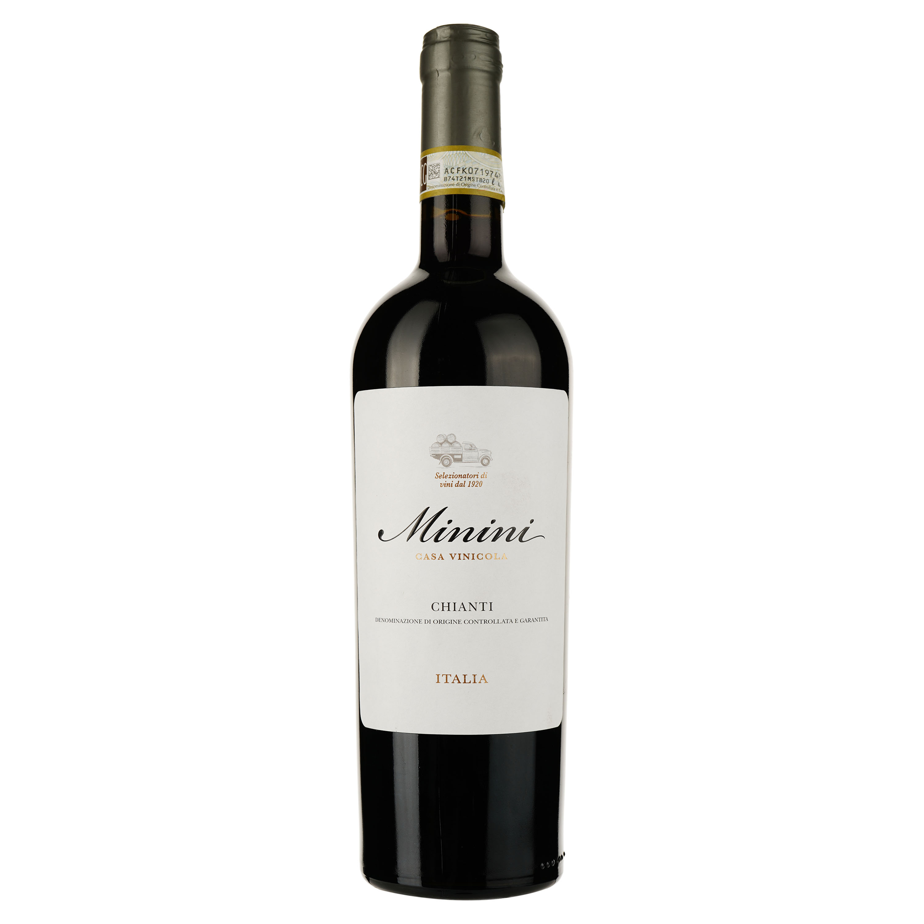 Вино Minini Chianti DOCG, красное, сухое, 0,75 л - фото 1