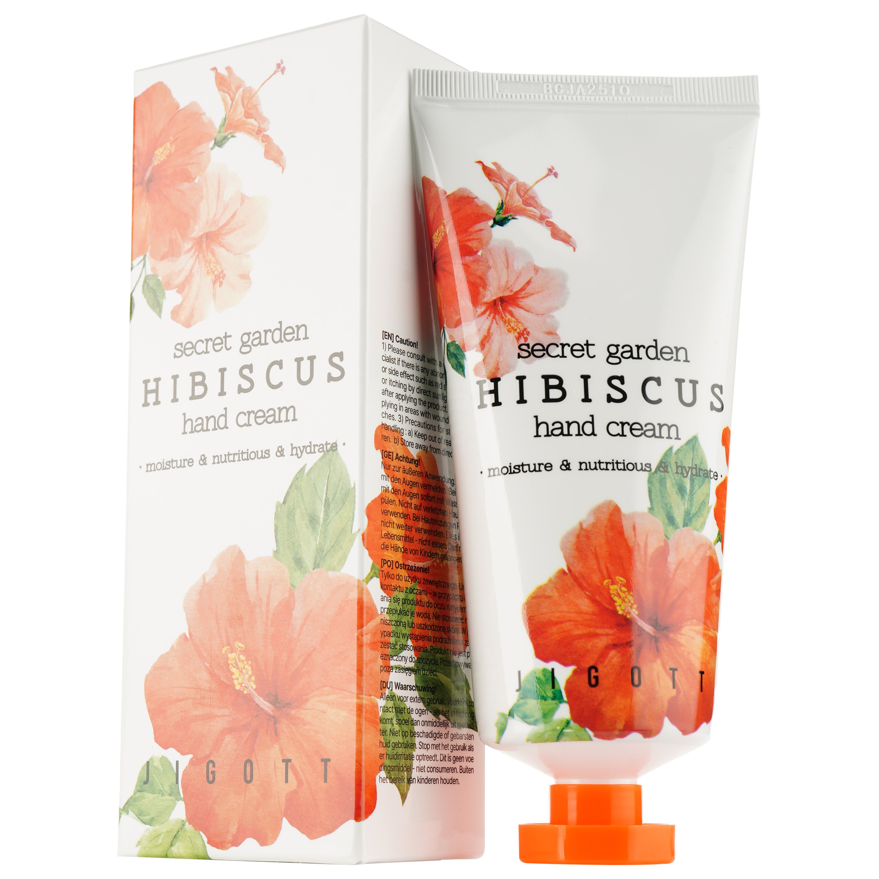 Крем для рук Jigott Secret Garden Hibiscus Hand Cream, 100 мл - фото 1
