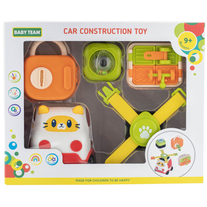 Розвиваюча іграшка Baby Team Машинка-конструктор (8616) - фото 4