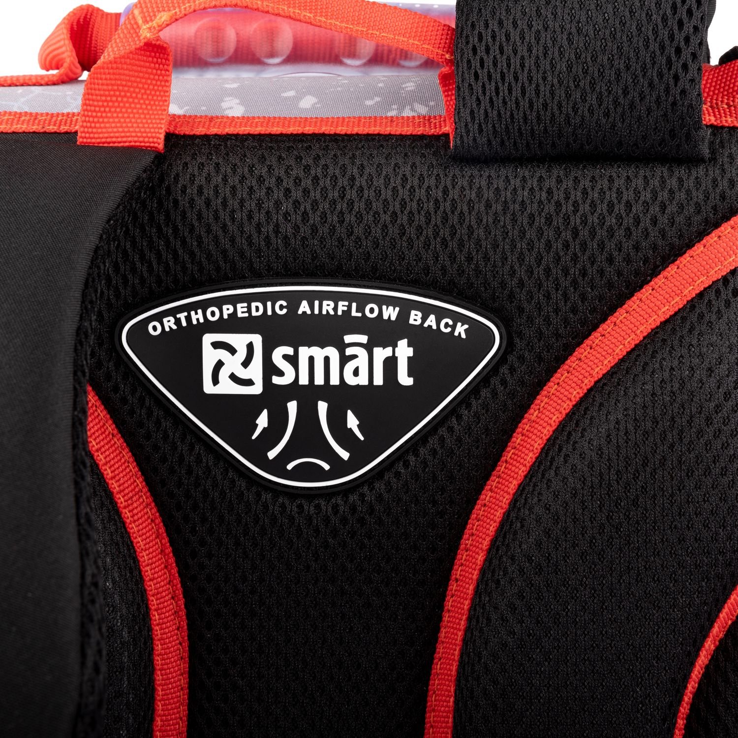 Рюкзак шкільний каркасний Smart PG-11 Football, сірий з чорним (559017) - фото 6