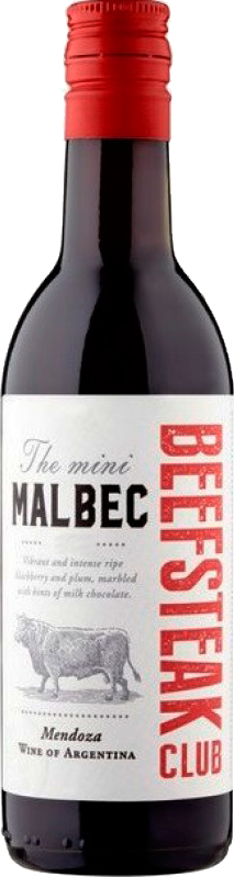 Вино Beefsteak Club Beef&Liberty Malbec, красное, сухое, 13,5%, 0,187 л (722975) - фото 1