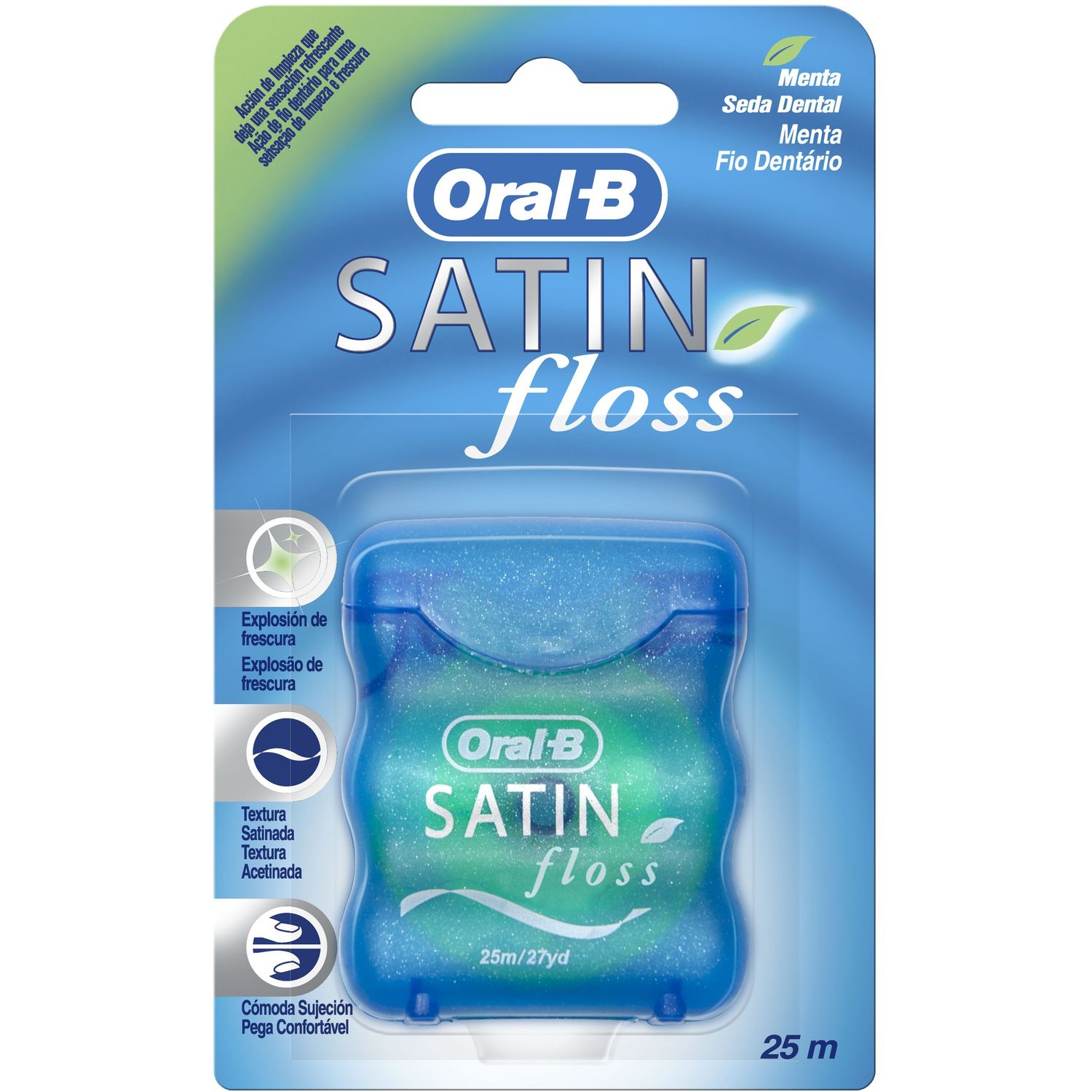 Зубна нитка Oral-b Satin Floss, 25 м - фото 1