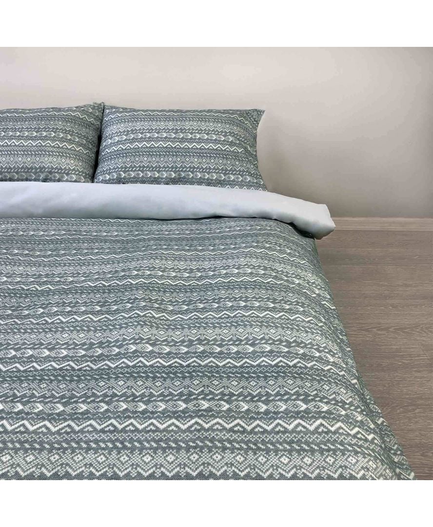 Комплект постельного белья Прованс Winter, сатин, 215х200, серый (23862) - фото 1