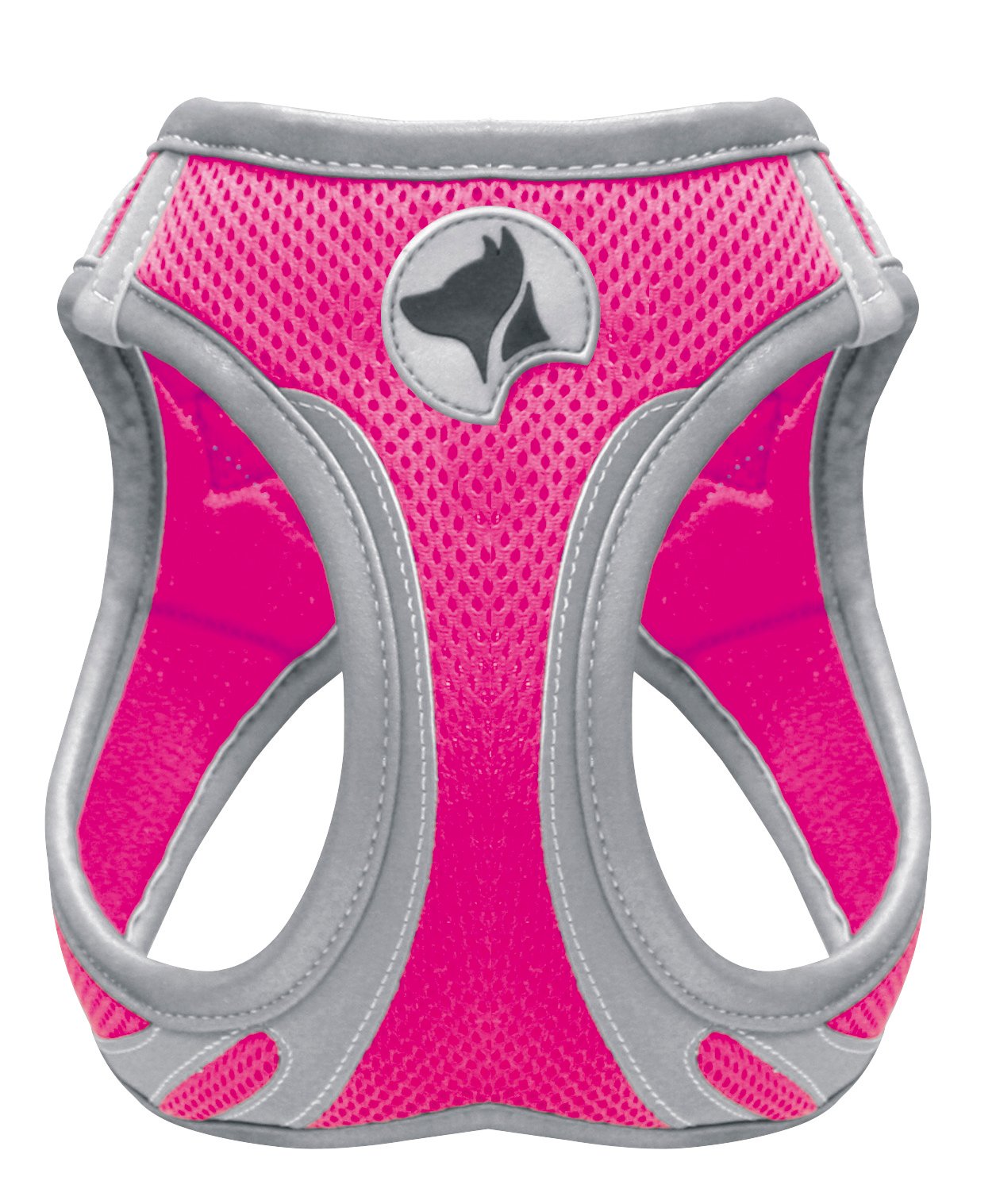 Шлея Croci Hiking Reflective, XL (53-58 см), розовый (C5081475) - фото 1