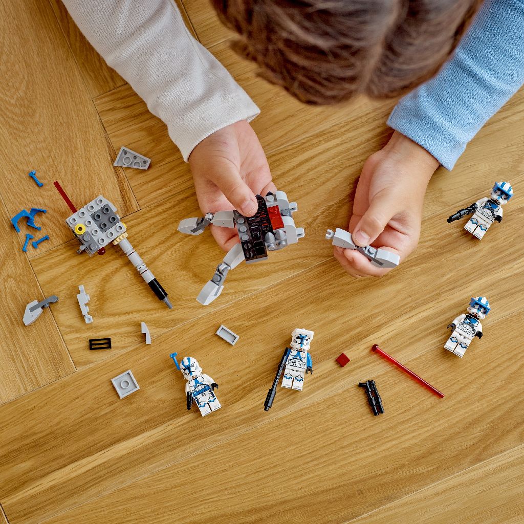 Конструктор LEGO Star Wars Бойовий набір клонів, 501 набір, 119 деталей (75345) - фото 6