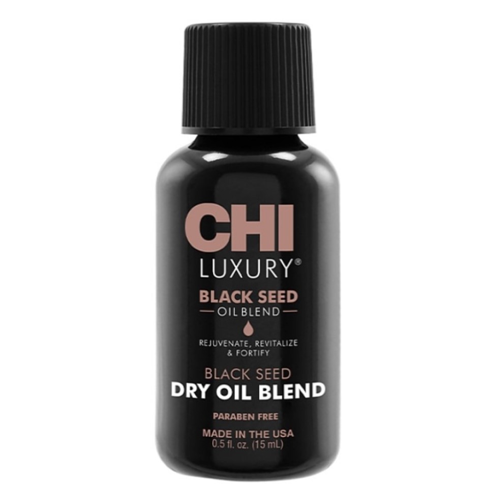 Масло черного тмина для волос CHI Luxury Black Seed Oil Blend Dry Oil 15 мл - фото 1