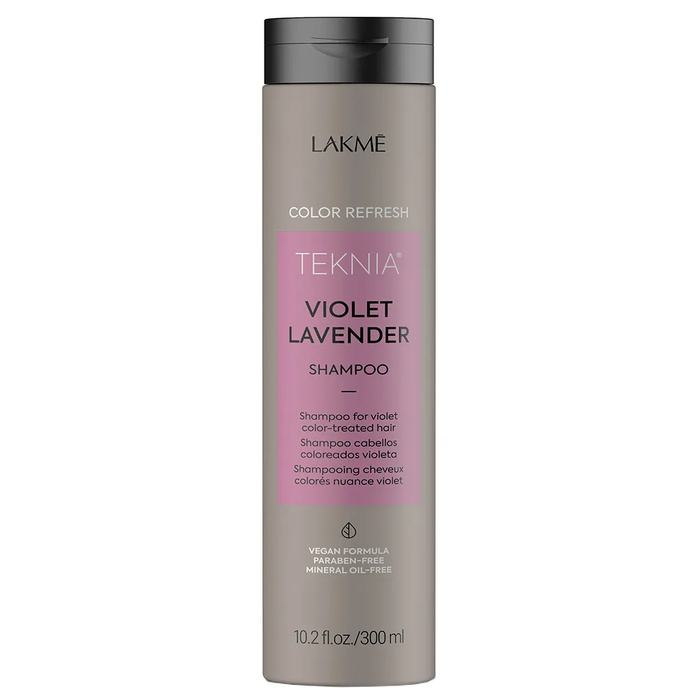 Шампунь для оновлення кольору фіолетових відтінків волосся Lakme Teknia Color Refresh Violet Lavender Shampoo 300 мл - фото 1