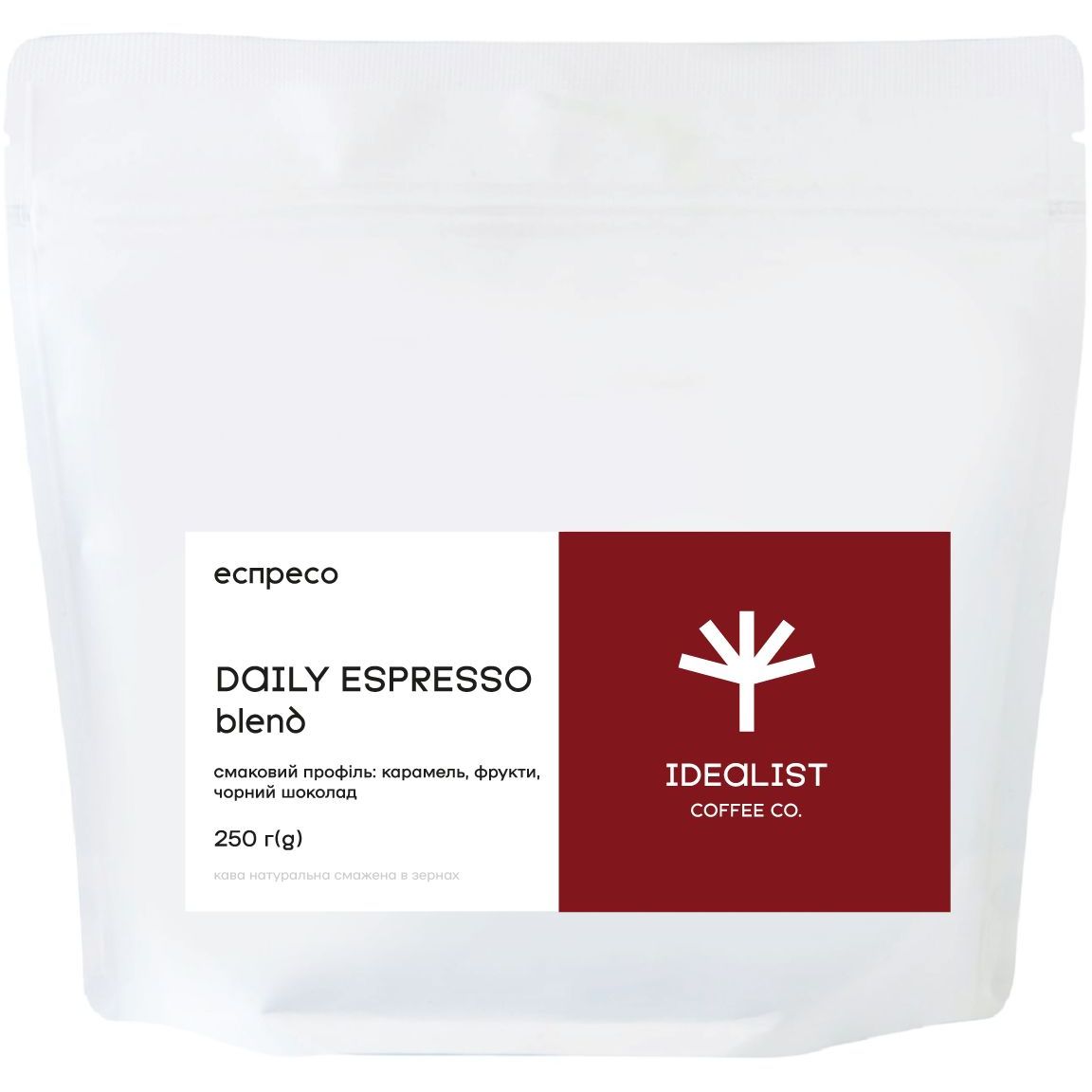Кофе в зернах Idealist Coffee Co Daily Espresso blend 250 г - фото 1