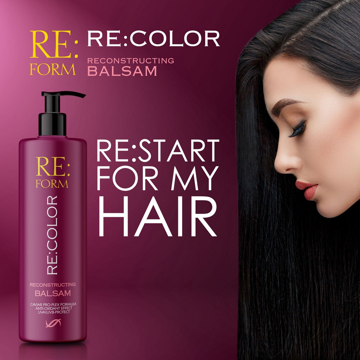 Реконструирующий бальзам Re:form Re:color Сохранение цвета и восстановление окрашенных волос, 400 мл - фото 7