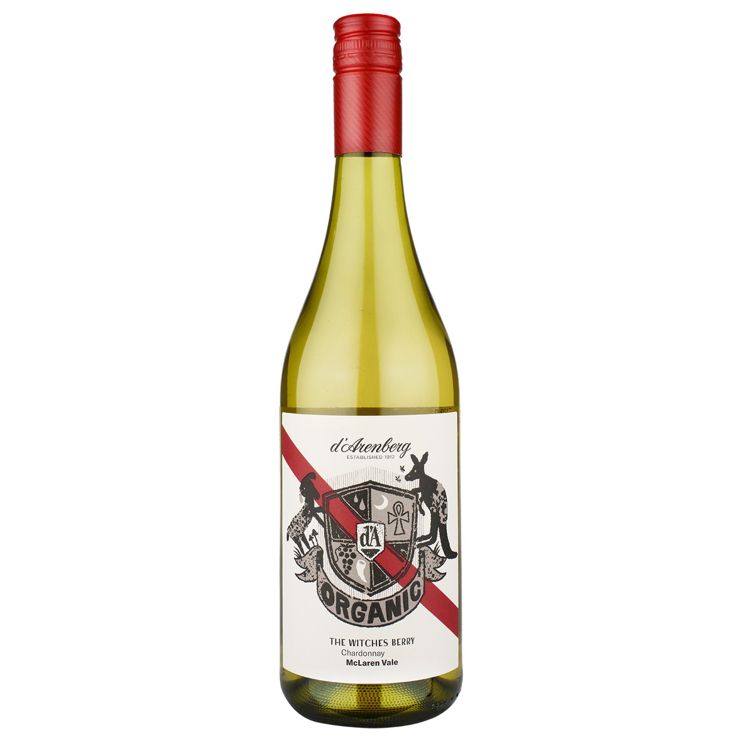 Вино d'Arenberg Witches Berry Chardonnay, біле, напівсухе, 0,75 л (R1334) - фото 1