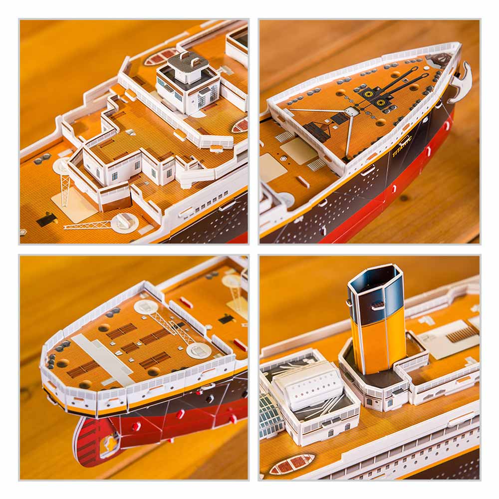 Пазл 3D CubicFun Titanic, 113 елементів (T4011h) - фото 4