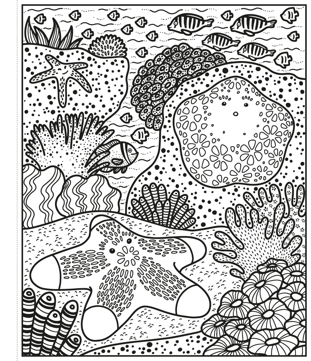 Раскраска Coral Reef Magic Painting Book - Abigail Wheatley, англ. язык (9781474994743) - фото 2