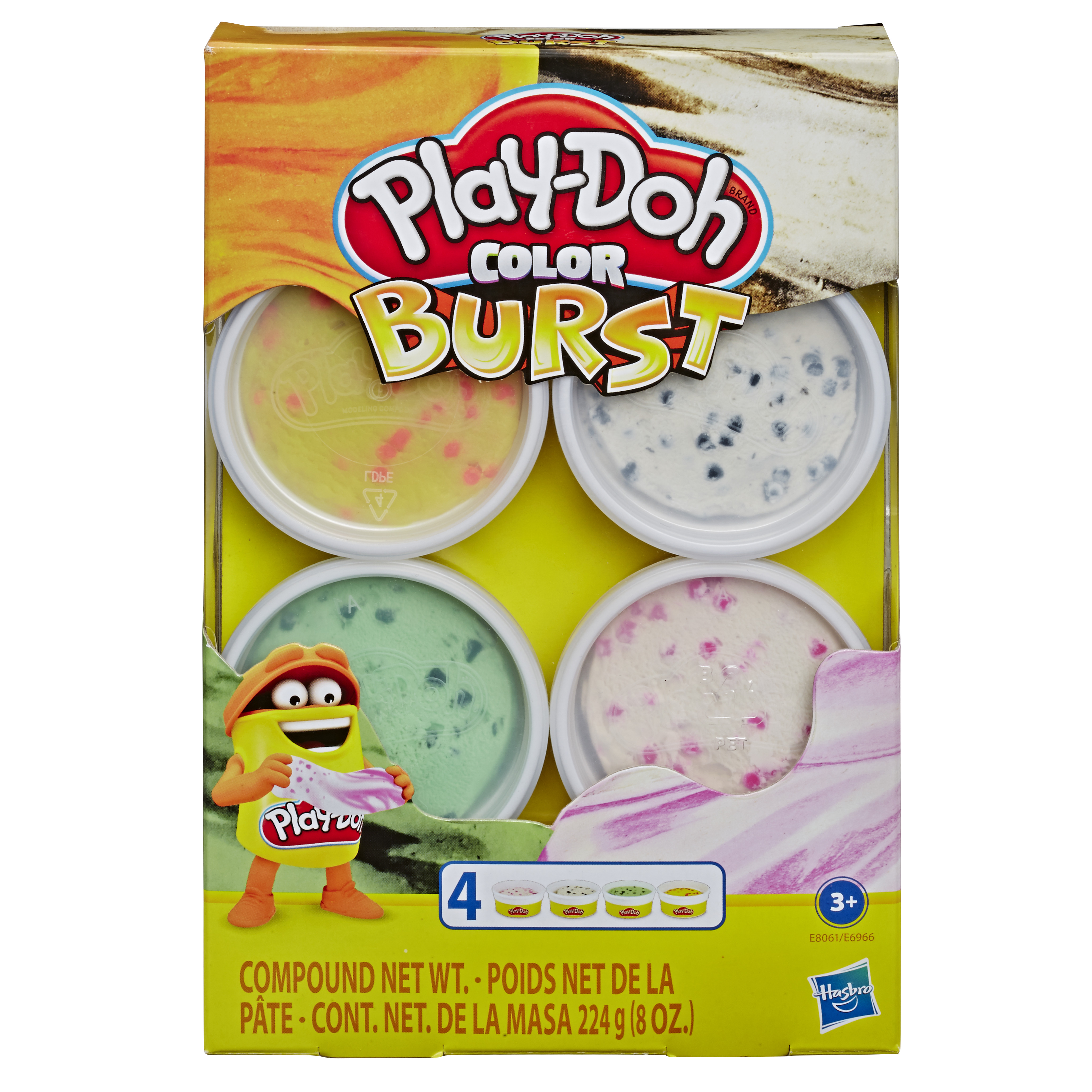 Фото - Творчість і рукоділля Play-Doh Набір маси для ліплення Hasbro  Color Burst  (E8061)