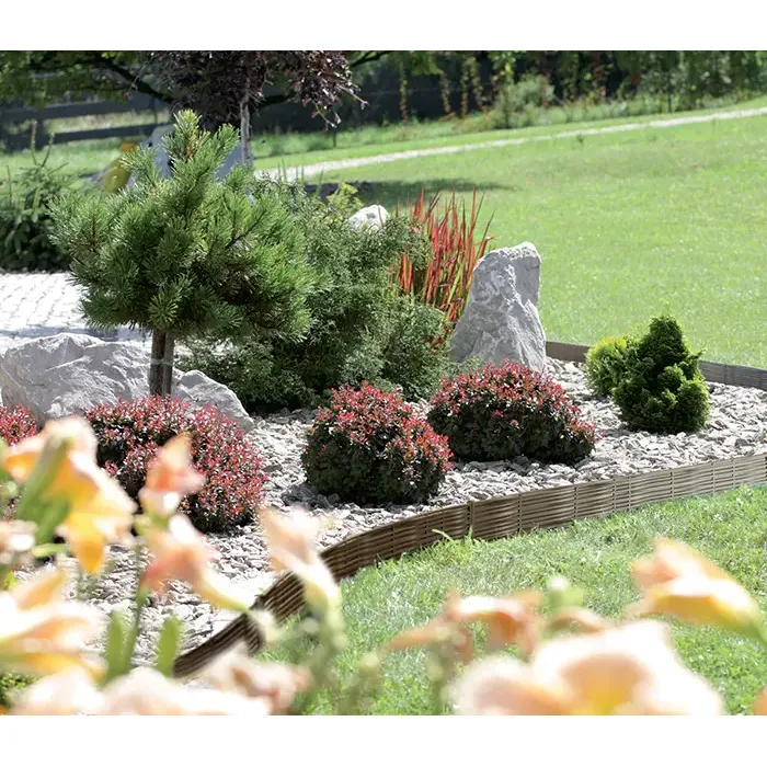 Бордюр садовый Prosperplast Garden Border 3.9 м коричневый (IBWI-R222) - фото 4