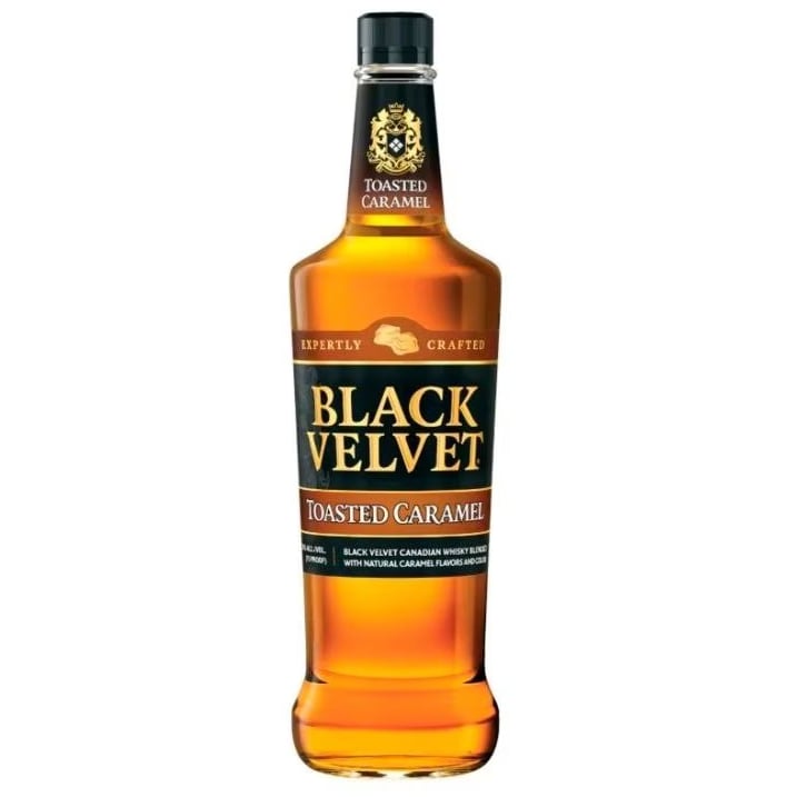 Віскі Black Velvet Toasted Caramel Flavored Canadian Whisky, 35%, 1 л (Q5238) - фото 1