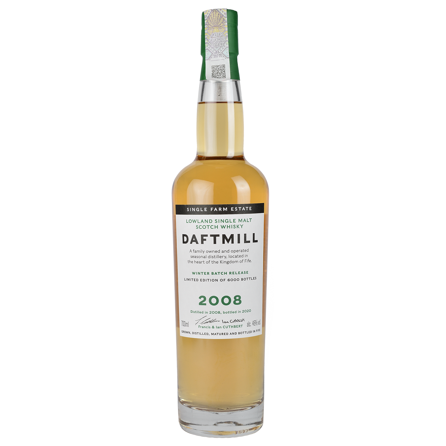 Віскі Daftmill Winter Release 2008 Single Malt Scotch Whisky, 46%, 0,7 л - фото 1
