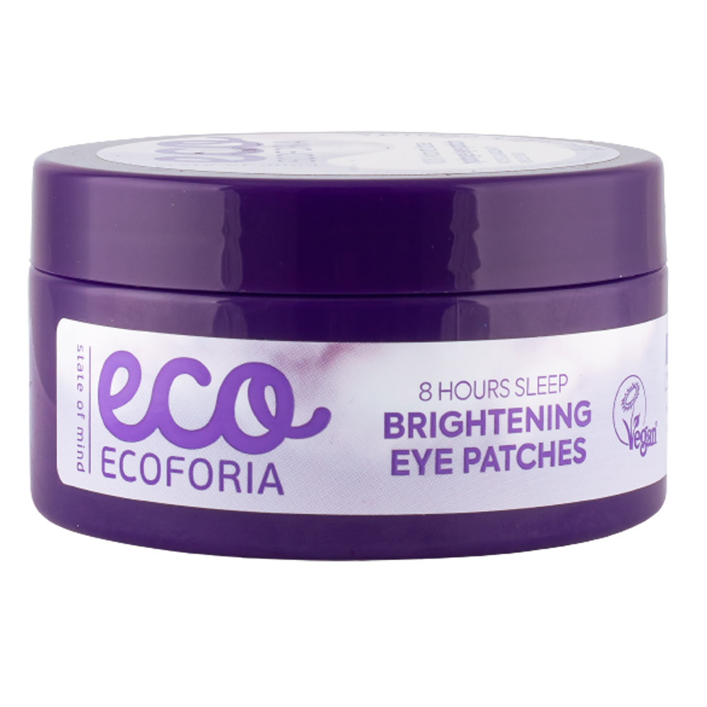 Патчі для очей Ecoforia Lavender Clouds Brightening 8 Hours Sleep, 60 шт. - фото 1